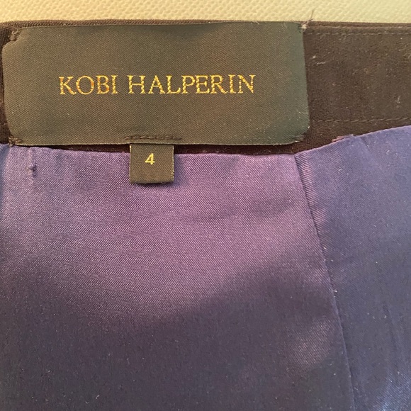 Kobi Halperin Black peplum skirt size 4 - Picture 4 of 4